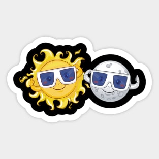 Solar Eclipse Sticker